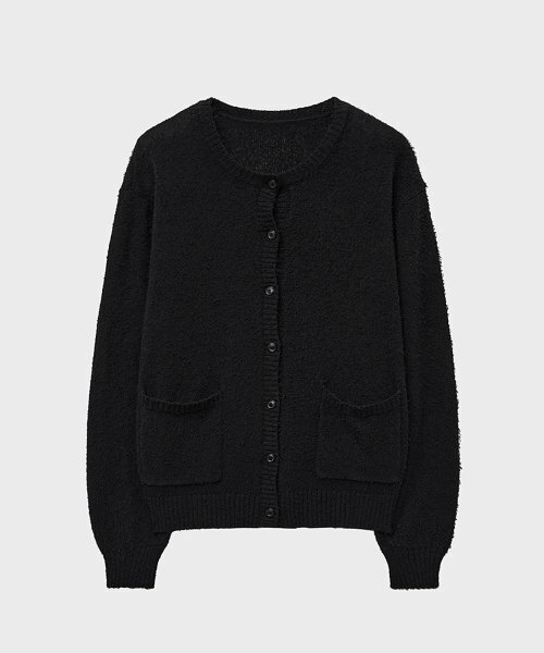 NOIRER(ノイア)の「ブークル80Sオーバーサイズカーディガン(ブラック)(カーディガン/ボレロ・メンズ・その他・48/50/52)」の3枚目の写真