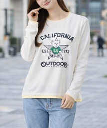 OUTDOOR UV ドライ素材カジュアルトップス