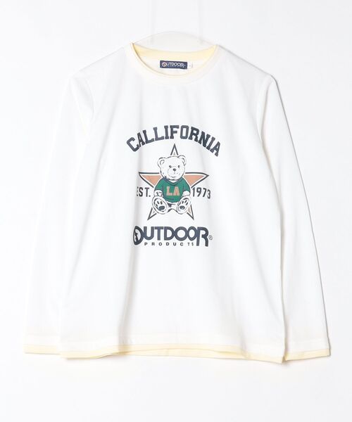OUTDOOR PRODUCTS(アウトドアプロダクツ)の「OUTDOOR UV ドライ素材カジュアルトップス(Tシャツ/カットソー・レディース・ブラック/アイボリー・MEDIUM/LARGE/LL/3L)」の4枚目の写真