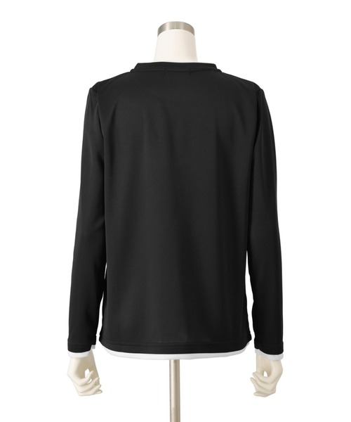 OUTDOOR PRODUCTS(アウトドアプロダクツ)の「OUTDOOR UV ドライ素材カジュアルトップス(Tシャツ/カットソー・レディース・ブラック/アイボリー・MEDIUM/LARGE/LL/3L)」の13枚目の写真