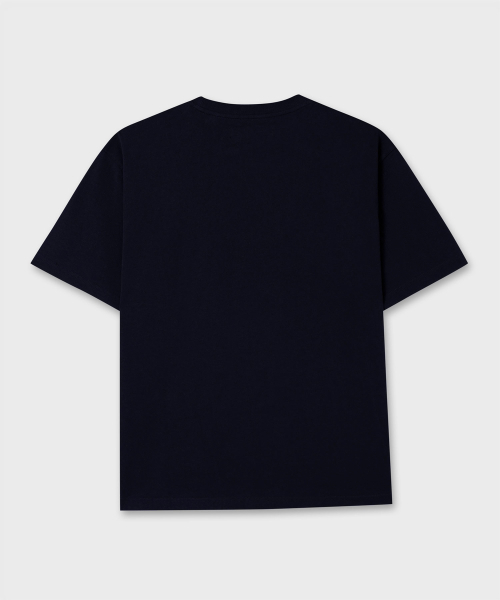 PLAC（プラック）の「ペッパーユ x フラックレタリングTシャツ 2色（Tシャツ/カットソー・メンズ・ネイビー/ホワイト・LARGE/X-LARGE）」の8枚目の写真