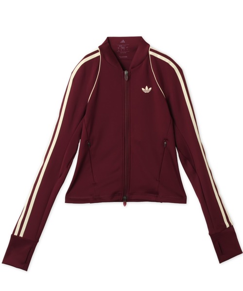adidas(アディダス)の「adidas OG SPORT SUPERSTAR MIDLAYER SHIRT / アディダス オリジナルス スポーツ SST ミッドレイヤー シャツ(その他トップス・レディース・マルーン・S/M/L)」の1枚目の写真