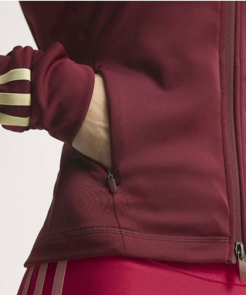 adidas(アディダス)の「adidas OG SPORT SUPERSTAR MIDLAYER SHIRT / アディダス オリジナルス スポーツ SST ミッドレイヤー シャツ(その他トップス・レディース・マルーン・S/M/L)」の5枚目の写真