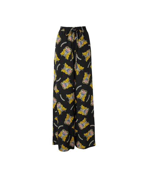 HYSTERIC GLAMOUR(ヒステリックグラマー)の「LEVITATED GIRL柄 イージーパンツ(その他パンツ・レディース・ブラック系その他/ピンク系その他/ブルー系その他・FREE)」の2枚目の写真
