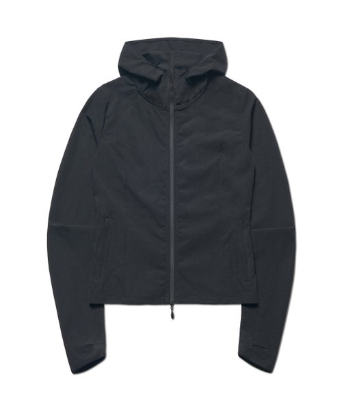 NOMANUAL（NOMANUAL）の「STRETCH HOODED JACKET - BLACK（パーカー・レディース・その他・SMALL/MEDIUM/LARGE）」の3枚目の写真