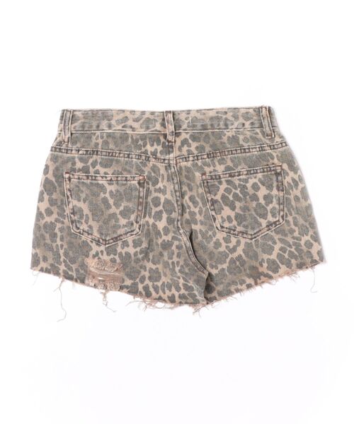 Ritzy(リッツィー)の「レオパード総柄ダメージデニムショーツ(デニムパンツ・レディース・レオパード・M/L/S)」の11枚目の写真