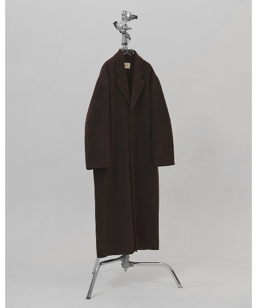 TODAYFUL（トゥデイフル）の「Wool Over Coat（ステンカラーコート・レディース・ブラック/チャコールグレー/ダークブラウン・38inch/36inch）」の21枚目の写真