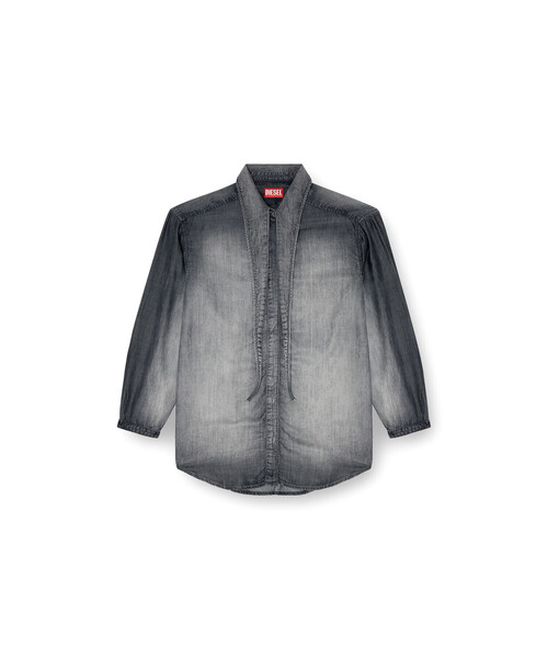 DIESEL(ディーゼル)の「ウィメンズ デニムシャツ DE-ARVEN-S(シャツ/ブラウス・レディース・ブラック・SMALL/MEDIUM/X-SMALL)」の5枚目の写真