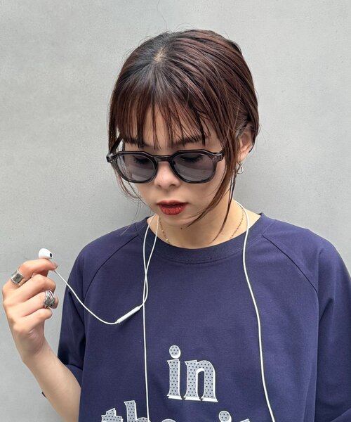 CIAOPANIC TYPY(チャオパニックティピー)の「【ユニセックス】UVカット対応サングラス/クラウンパント(サングラス・レディース・グレー/グリーン・ONE SIZE)」の4枚目の写真