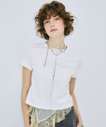 MINIMUM LOGO TSHIRT with PEARL/ミニマムロゴTシャツウィズパール（T