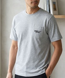 【シンプル・清潔感・デイリー定番】ポケ付きワンポイント刺繍Tシャツ/ 32617 3色展開 クルーネック メンズ 大人カジュアル 夏Tシャツ