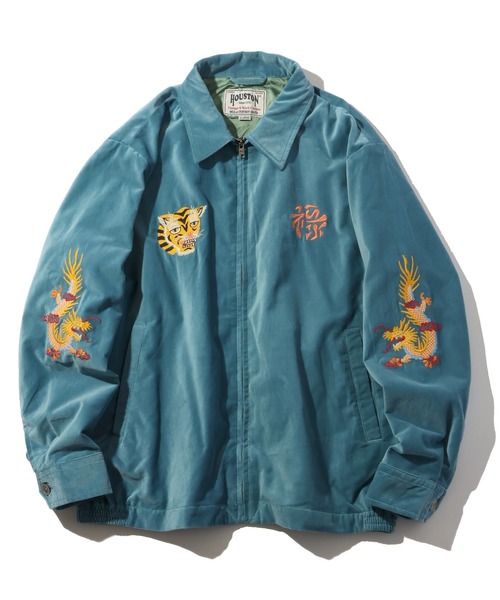 CORPUS TOKYO（コーパス トーキョー）の「【HOUSTON/ヒューストン】VELVETEEN VIETNAM JACKET/ベルベティーン ベトナムジャケット(MAP)（ミリタリージャケット・メンズ・ターコイズブルー/ブラウン/ブラック・M/L/XL）」の10枚目の写真