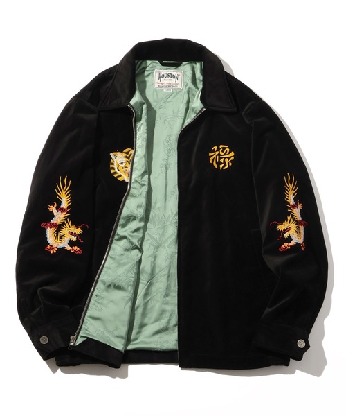 CORPUS TOKYO（コーパス トーキョー）の「【HOUSTON/ヒューストン】VELVETEEN VIETNAM JACKET/ベルベティーン ベトナムジャケット(MAP)（ミリタリージャケット・メンズ・ターコイズブルー/ブラウン/ブラック・M/L/XL）」の6枚目の写真