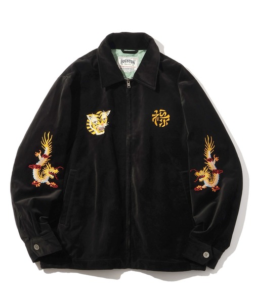 CORPUS TOKYO（コーパス トーキョー）の「【HOUSTON/ヒューストン】VELVETEEN VIETNAM JACKET/ベルベティーン ベトナムジャケット(MAP)（ミリタリージャケット・メンズ・ターコイズブルー/ブラウン/ブラック・M/L/XL）」の4枚目の写真