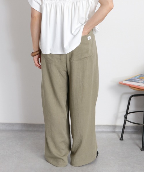 cepo（セポ）の「〈セットアップ対応〉LINENミックス サイドタックパンツ（その他パンツ・レディース・チャコール/オリーブ・L/M/S）」の17枚目の写真