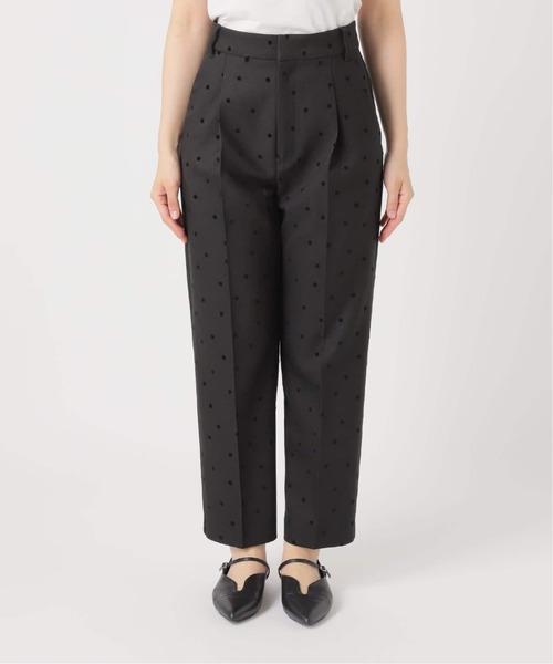 B.C STOCK(ベーセーストック)の「《追加2》手洗い可 / ドットフロッキースティックパンツ(スラックス・レディース・ブラック/ブラウン・SMALL/MEDIUM)」の16枚目の写真