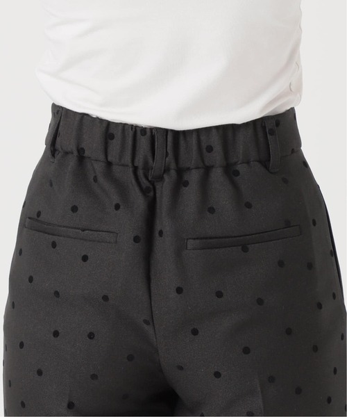 B.C STOCK(ベーセーストック)の「《追加2》手洗い可 / ドットフロッキースティックパンツ(スラックス・レディース・ブラック/ブラウン・SMALL/MEDIUM)」の21枚目の写真