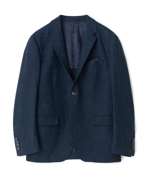 MEN'S BIGI（メンズビギ）の「ヒートパフォーマー ツイードプリント ストレッチジャケット［保温/ハイパワー2wayストレッチ］（テーラードジャケット・メンズ・ネイビー/ブラック/ライトグレー・04/03/05/02/01）」の10枚目の写真
