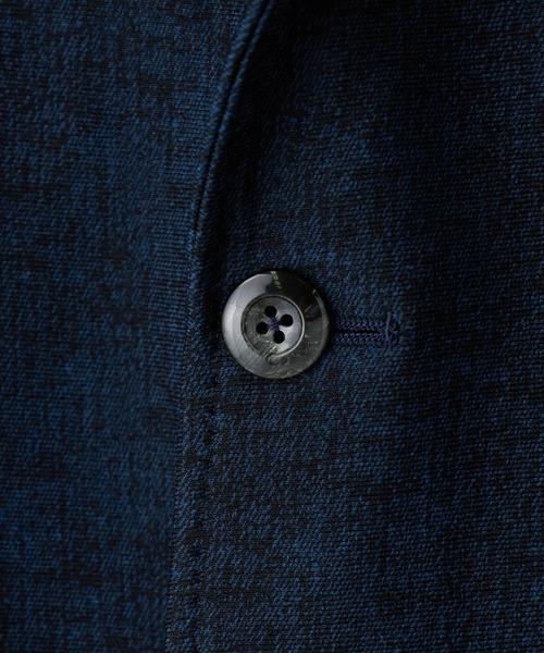 MEN'S BIGI（メンズビギ）の「ヒートパフォーマー ツイードプリント ストレッチジャケット［保温/ハイパワー2wayストレッチ］（テーラードジャケット・メンズ・ネイビー/ブラック/ライトグレー・04/03/05/02/01）」の15枚目の写真