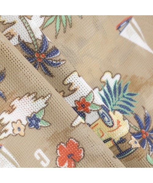 WAAC(ワック)の「WOMEN リゾートパターンメッシュベスト(ベスト・レディース・ベージュ/ネイビー・X-SMALL/SMALL/MEDIUM)」の8枚目の写真
