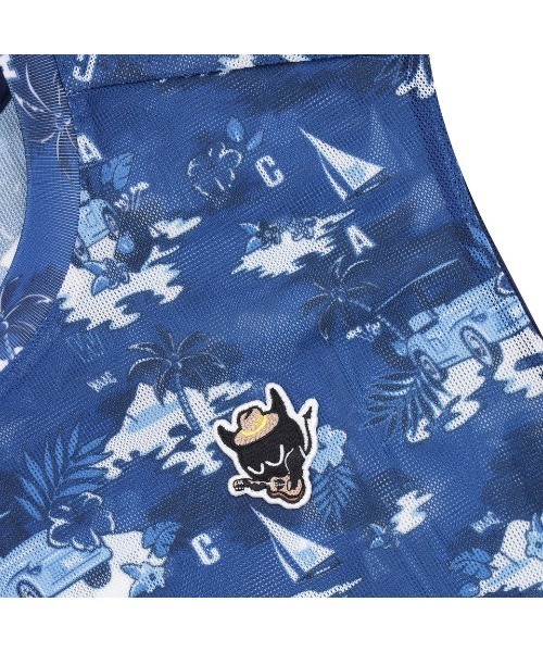 WAAC(ワック)の「WOMEN リゾートパターンメッシュベスト(ベスト・レディース・ベージュ/ネイビー・X-SMALL/SMALL/MEDIUM)」の11枚目の写真