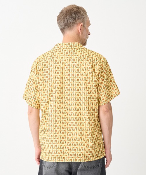 vowels（バウルズ）の「【vowels/バウルズ】FLORAL DOBBY SHIRT（シャツ/ブラウス・メンズ・ホワイト/イエロー・2/1）」の13枚目の写真