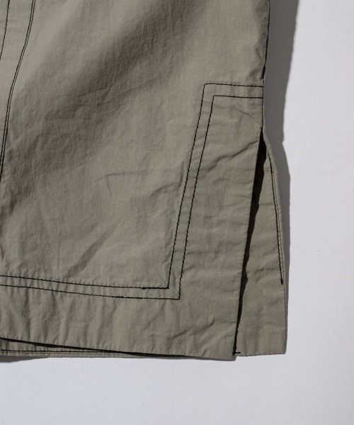 CASPER JOHN(キャスパージョン)の「Washer cotton stitch shirts/ワッシャーコットンステッチシャツ(シャツ/ブラウス・メンズ・ネイビー/グレー・X-SMALL/MEDIUM/SMALL/LARGE)」の13枚目の写真