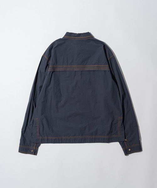 CASPER JOHN(キャスパージョン)の「Washer cotton stitch shirts/ワッシャーコットンステッチシャツ(シャツ/ブラウス・メンズ・ネイビー/グレー・X-SMALL/MEDIUM/SMALL/LARGE)」の19枚目の写真