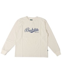ヘビーウェイト BUKTA ロゴプリント 長袖Tシャツ