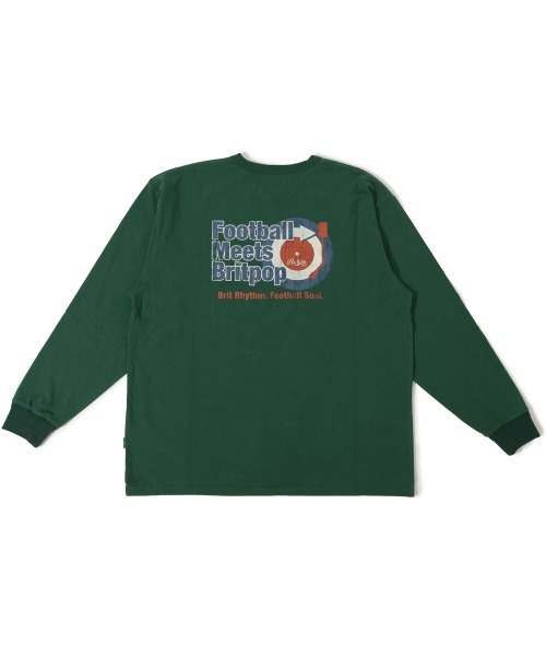 Bukta(バクタ)の「ヘビーウェイト BUKTA ロゴプリント 長袖Tシャツ(Tシャツ/カットソー・メンズ・チャコール/グリーン/オフホワイト/グレー・MEDIUM/LARGE/X-LARGE)」の4枚目の写真