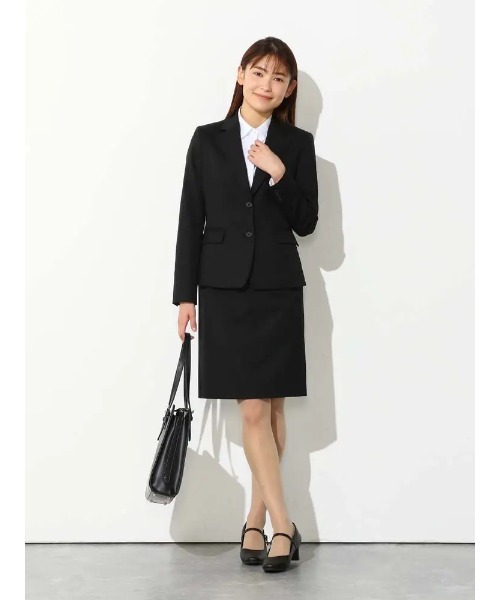 Perfect Suit FActory（パーフェクトスーツファクトリー）の「リクルートスーツ　タイトスカート 無地（スカート・レディース・ブラック・15号）」の5枚目の写真