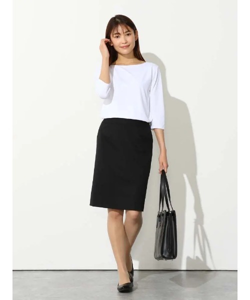 Perfect Suit FActory（パーフェクトスーツファクトリー）の「リクルートスーツ　タイトスカート 無地（スカート・レディース・ブラック・15号）」の7枚目の写真