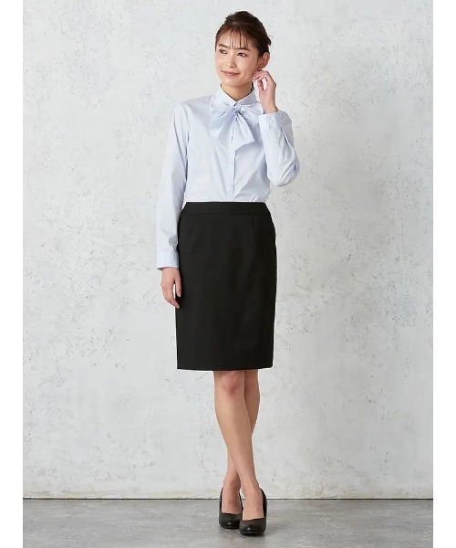 Perfect Suit FActory（パーフェクトスーツファクトリー）の「リクルートスーツ　タイトスカート 無地（スカート・レディース・ブラック・15号）」の8枚目の写真