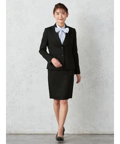 Perfect Suit FActory（パーフェクトスーツファクトリー）の「リクルートスーツ　タイトスカート 無地（スカート・レディース・ブラック・15号）」の9枚目の写真