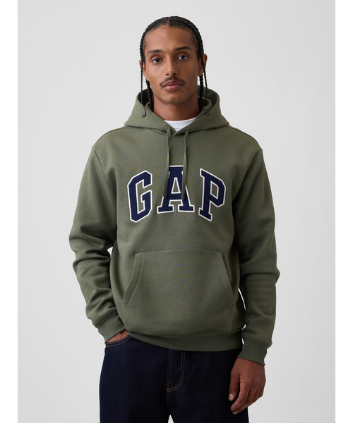 GAP(ギャップ)の「リラックスフィット GAPロゴパーカー(スウェット・メンズ・グリーン/ブルー/その他/オレンジ/カモフラージュ/ブラウン/グリーン系その他・XS/S/M/L/XL)」の3枚目の写真