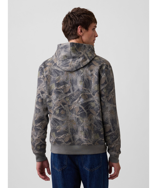 GAP(ギャップ)の「リラックスフィット GAPロゴパーカー(スウェット・メンズ・グリーン/ブルー/その他/オレンジ/カモフラージュ/ブラウン/グリーン系その他・XS/S/M/L/XL)」の12枚目の写真