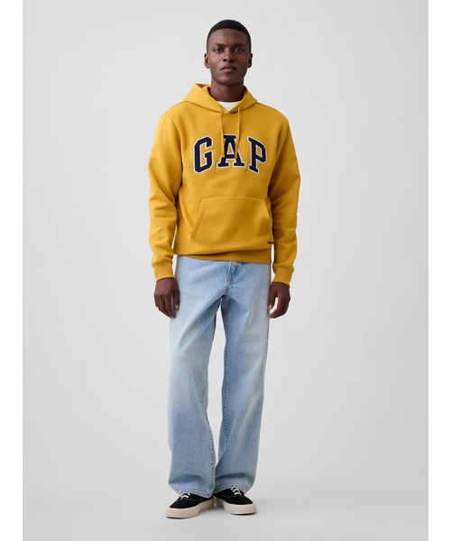 GAP(ギャップ)の「リラックスフィット GAPロゴパーカー(スウェット・メンズ・グリーン/ブルー/その他/オレンジ/カモフラージュ/ブラウン/グリーン系その他・XS/S/M/L/XL)」の20枚目の写真