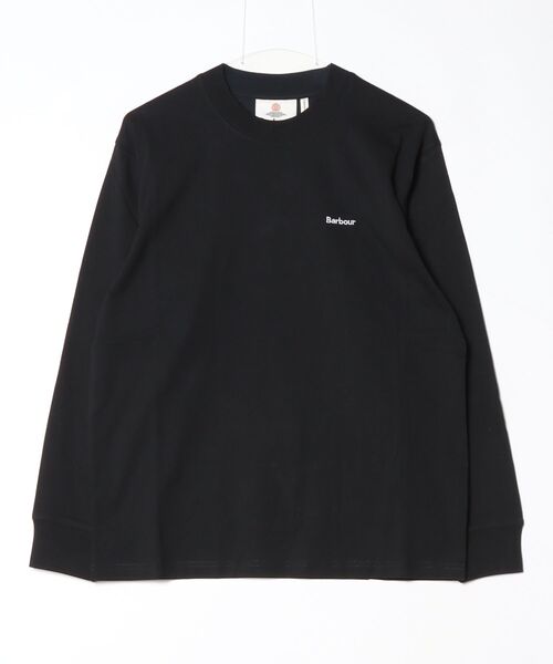Barbour(バブアー)の「Embroidery ロゴ ロングスリーブTシャツ(Tシャツ/カットソー・メンズ・イエロー/ホワイト/ブラック・36/38/40/42)」の2枚目の写真