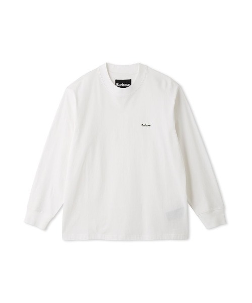 Barbour(バブアー)の「Embroidery ロゴ ロングスリーブTシャツ(Tシャツ/カットソー・メンズ・イエロー/ホワイト/ブラック・36/38/40/42)」の1枚目の写真