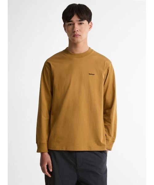 Barbour(バブアー)の「Embroidery ロゴ ロングスリーブTシャツ(Tシャツ/カットソー・メンズ・イエロー/ホワイト/ブラック・36/38/40/42)」の3枚目の写真