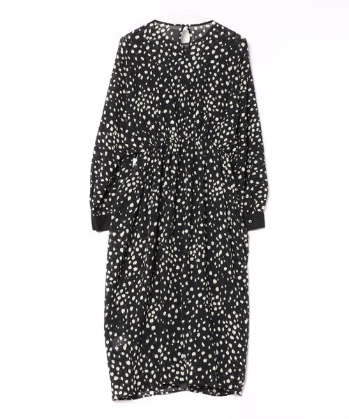 HELIOPOLE（エリオポール）の「DOT PRINT DRESS / ドット プリント ドレス（ワンピース・レディース・ブラック/オリーブ・38）」の21枚目の写真