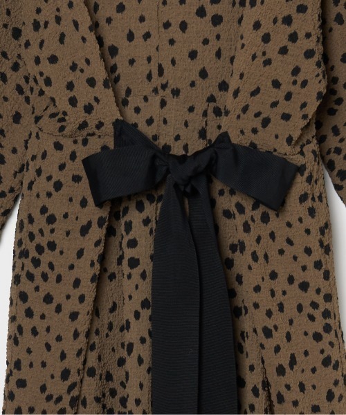 HELIOPOLE（エリオポール）の「DOT PRINT DRESS / ドット プリント ドレス（ワンピース・レディース・ブラック/オリーブ・38）」の9枚目の写真