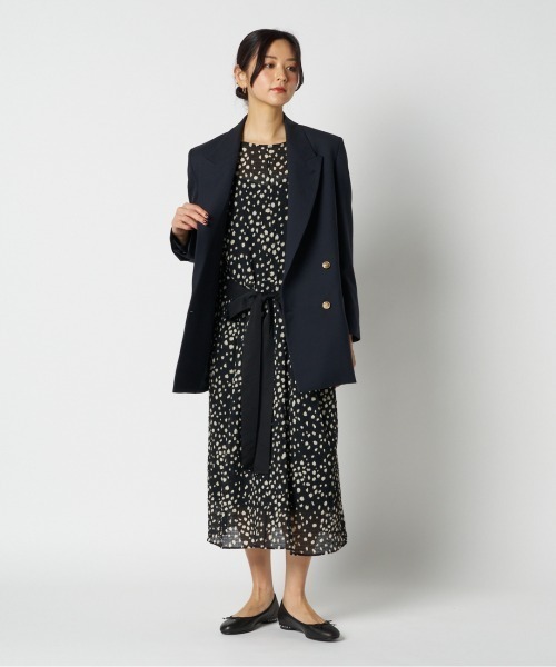 HELIOPOLE（エリオポール）の「DOT PRINT DRESS / ドット プリント ドレス（ワンピース・レディース・ブラック/オリーブ・38）」の16枚目の写真