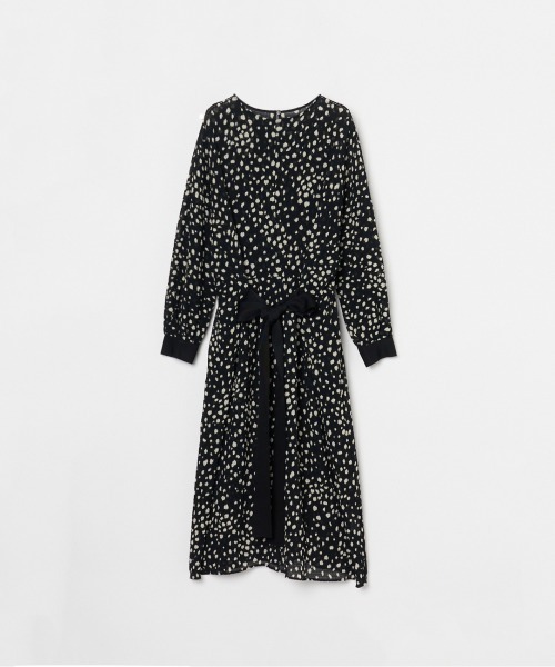HELIOPOLE（エリオポール）の「DOT PRINT DRESS / ドット プリント ドレス（ワンピース・レディース・ブラック/オリーブ・38）」の3枚目の写真