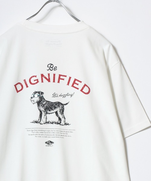POWER TO THE PEOPLE(パワートゥーザピープル)の「2026SS POWER TO THE PEOPLE/パワートゥザピープル アニマルバックプリント 半袖Tシャツ レディース メンズ(Tシャツ/カットソー・レディース・ブラウン/ホワイト/ネイビー/ホワイト系その他・M/L/LL)」の2枚目の写真