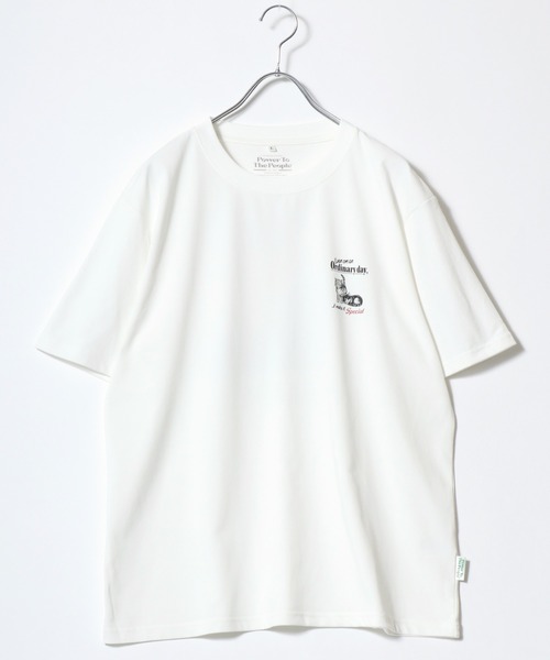POWER TO THE PEOPLE(パワートゥーザピープル)の「2026SS POWER TO THE PEOPLE/パワートゥザピープル アニマルバックプリント 半袖Tシャツ レディース メンズ(Tシャツ/カットソー・レディース・ブラウン/ホワイト/ネイビー/ホワイト系その他・M/L/LL)」の9枚目の写真