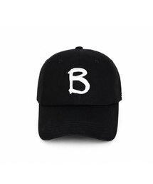 BLACK RECLUSIVE（ブラック リクルーシブ）の「Bシンボルボールキャップ_BLACK [BKF2UCW006]（キャップ）」