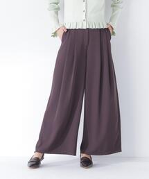NATURAL BEAUTY BASIC | ボリュームフレアワイドパンツ(その他パンツ)