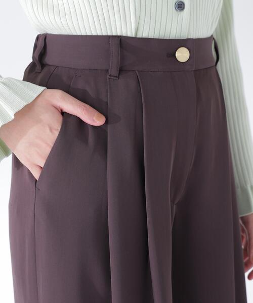 NATURAL BEAUTY BASIC(ナチュラルビューティーベーシック)の「ボリュームフレアワイドパンツ(その他パンツ・レディース・ブラウン/ベージュ系その他・P/S/MEDIUM)」の18枚目の写真