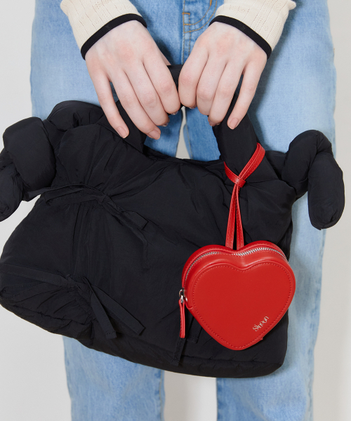 SINOON（シヌーン）の「Heart Handbag (Red)（ショルダーバッグ・レディース・その他・FREE）」の4枚目の写真